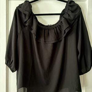 J.Crew Mercantile Black Blouse